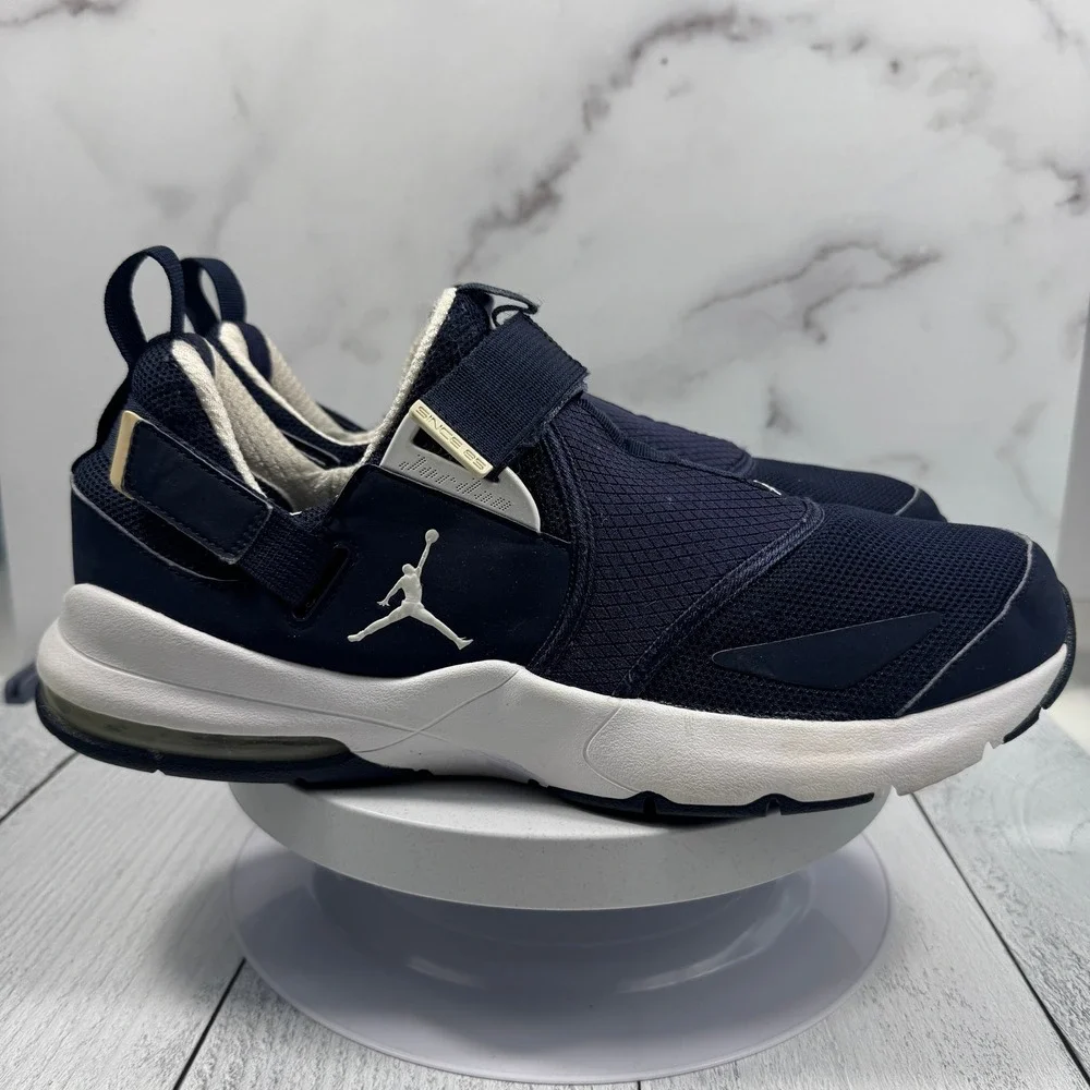 Jordan Trunner‎ LX Men's Sneakers 14 Navy Blue White Training Athletic